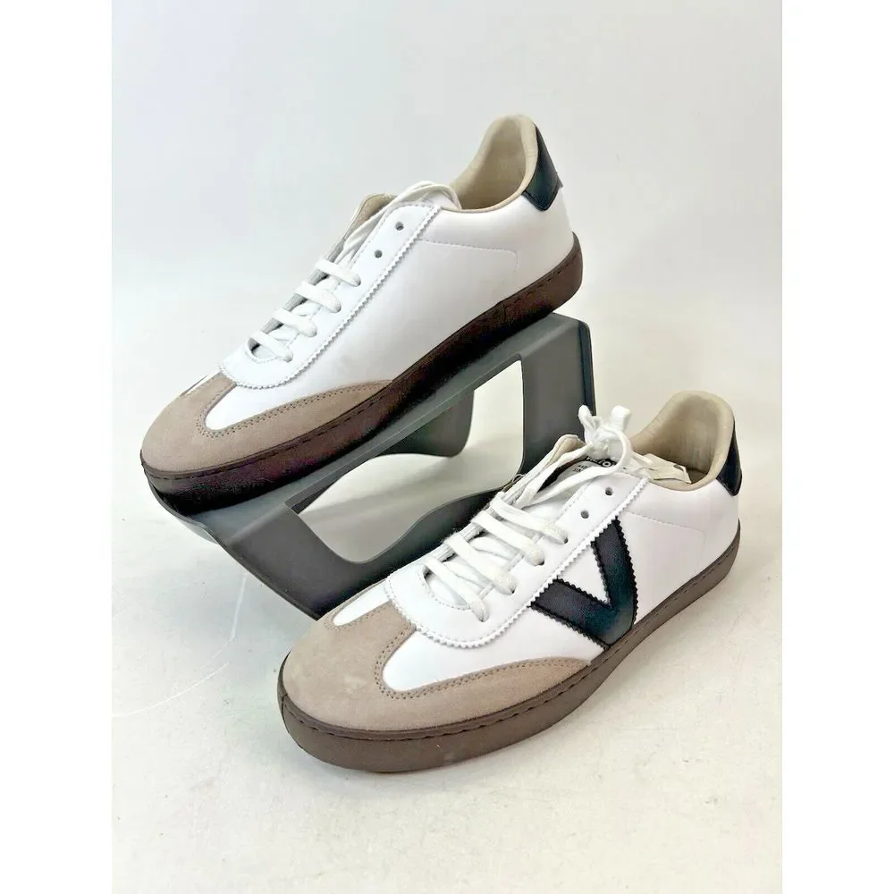 Victoria Unisex Berlin Faux Leather Cyclist Trainers W‎ 11-11.5 / M 9-9.5